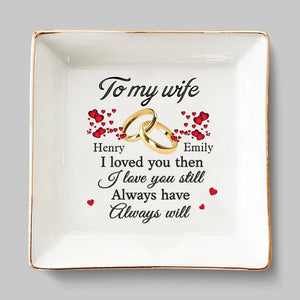 Another Year, Another Great Reason To Celebrate - Couple Personalized Custom Jewelry Dish - Gift For Husband Wife, Anniversary