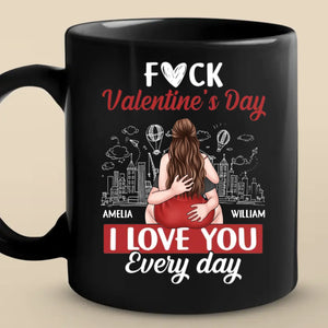 You Taste Like Forever - Couple Personalized Custom Black Mug - Gift For Husband Wife, Anniversary