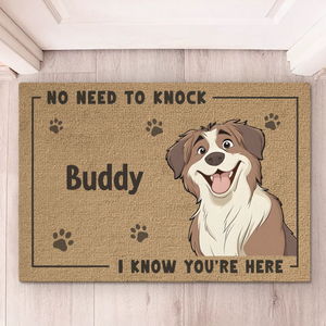 Bring Good Vibes Only With Dog Approval - Dog Personalized Custom Home Decor Decorative Mat - House Warming Gift For Pet Owners, Pet Lovers