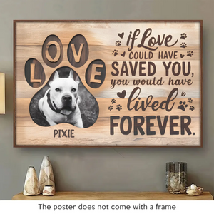 Custom Photo Run Free, My Sweet Friend - Memorial Personalized Custom Horizontal Poster - Sympathy Gift For Pet Owners, Pet Lovers