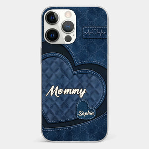 Thank You For Every Hug And Act Of Love - Family Personalized Custom Clear Phone Case - Gift For Mom, Grandma