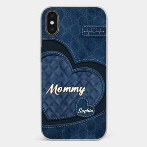 Thank You For Every Hug And Act Of Love - Family Personalized Custom Clear Phone Case - Gift For Mom, Grandma