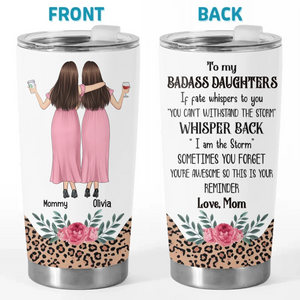 I Will Always Be With You - Family Personalized Custom Tumbler - Gift For Mom, Daughter