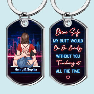 With You, I’ve Found My Forever - Couple Personalized Custom Keychain - Gift For Husband Wife, Anniversary