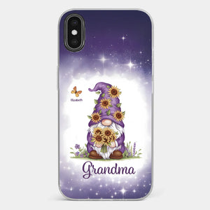 Love Grows Best In Grandma’s Arms - Family Personalized Custom Clear Phone Case - Gift For Mom, Grandma