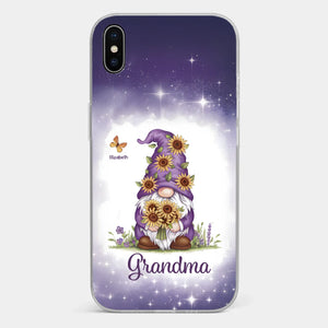 Love Grows Best In Grandma’s Arms - Family Personalized Custom Clear Phone Case - Gift For Mom, Grandma