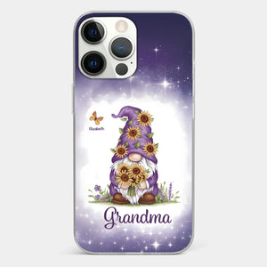 Love Grows Best In Grandma’s Arms - Family Personalized Custom Clear Phone Case - Gift For Mom, Grandma