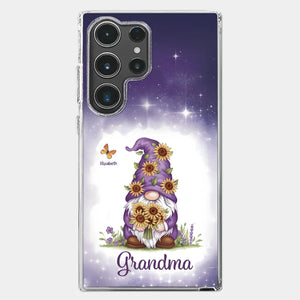 Love Grows Best In Grandma’s Arms - Family Personalized Custom Clear Phone Case - Gift For Mom, Grandma