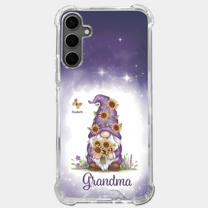 Love Grows Best In Grandma’s Arms - Family Personalized Custom Clear Phone Case - Gift For Mom, Grandma