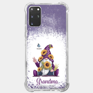 A Grandchild’s Smile Is Grandma’s Sunshine - Family Personalized Custom Clear Phone Case - Gift For Mom, Grandma