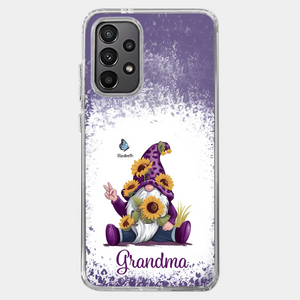 A Grandchild’s Smile Is Grandma’s Sunshine - Family Personalized Custom Clear Phone Case - Gift For Mom, Grandma