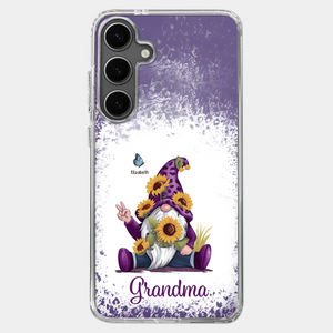 A Grandchild’s Smile Is Grandma’s Sunshine - Family Personalized Custom Clear Phone Case - Gift For Mom, Grandma