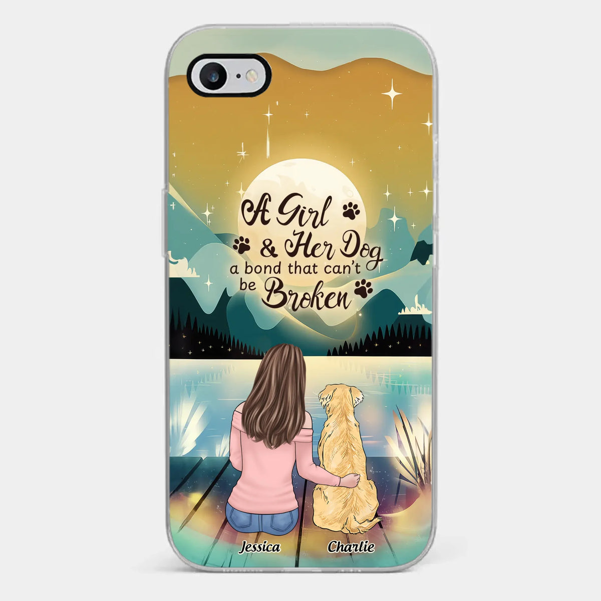 Unconditional Fur-love - Dog Personalized Custom Clear Phone Case - Gift For Pet Owners, Pet Lovers