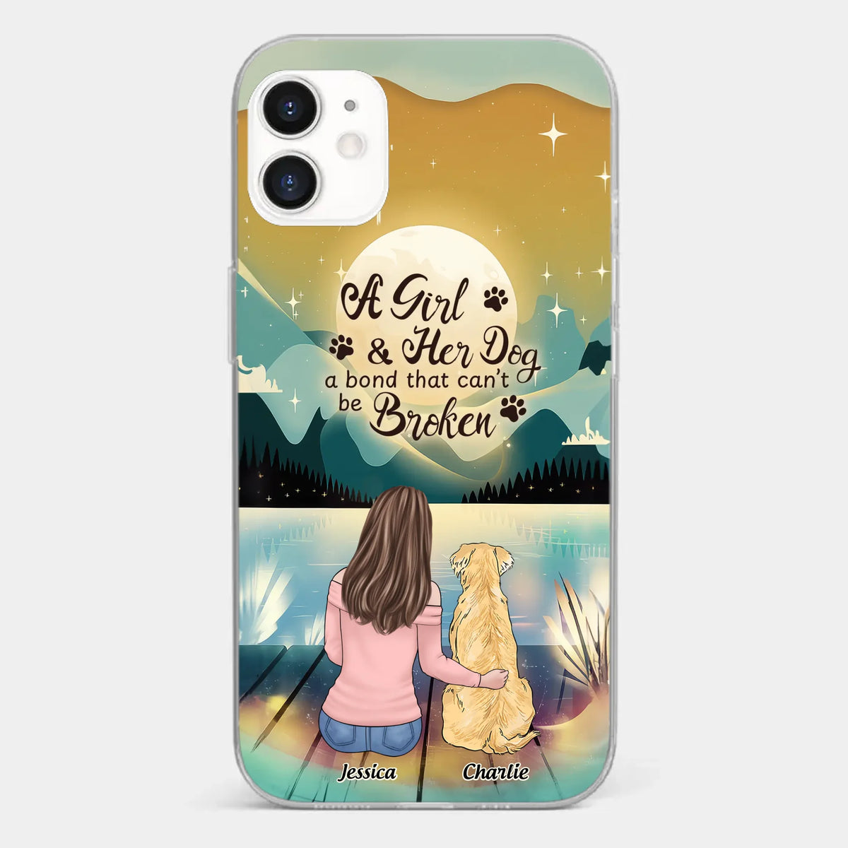 Unconditional Fur-love - Dog Personalized Custom Clear Phone Case - Gift For Pet Owners, Pet Lovers