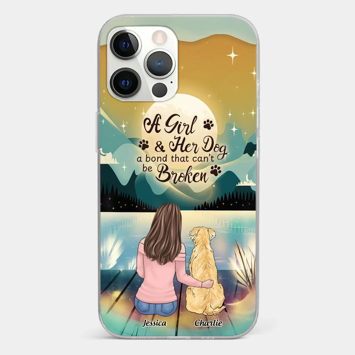 Unconditional Fur-love - Dog Personalized Custom Clear Phone Case - Gift For Pet Owners, Pet Lovers