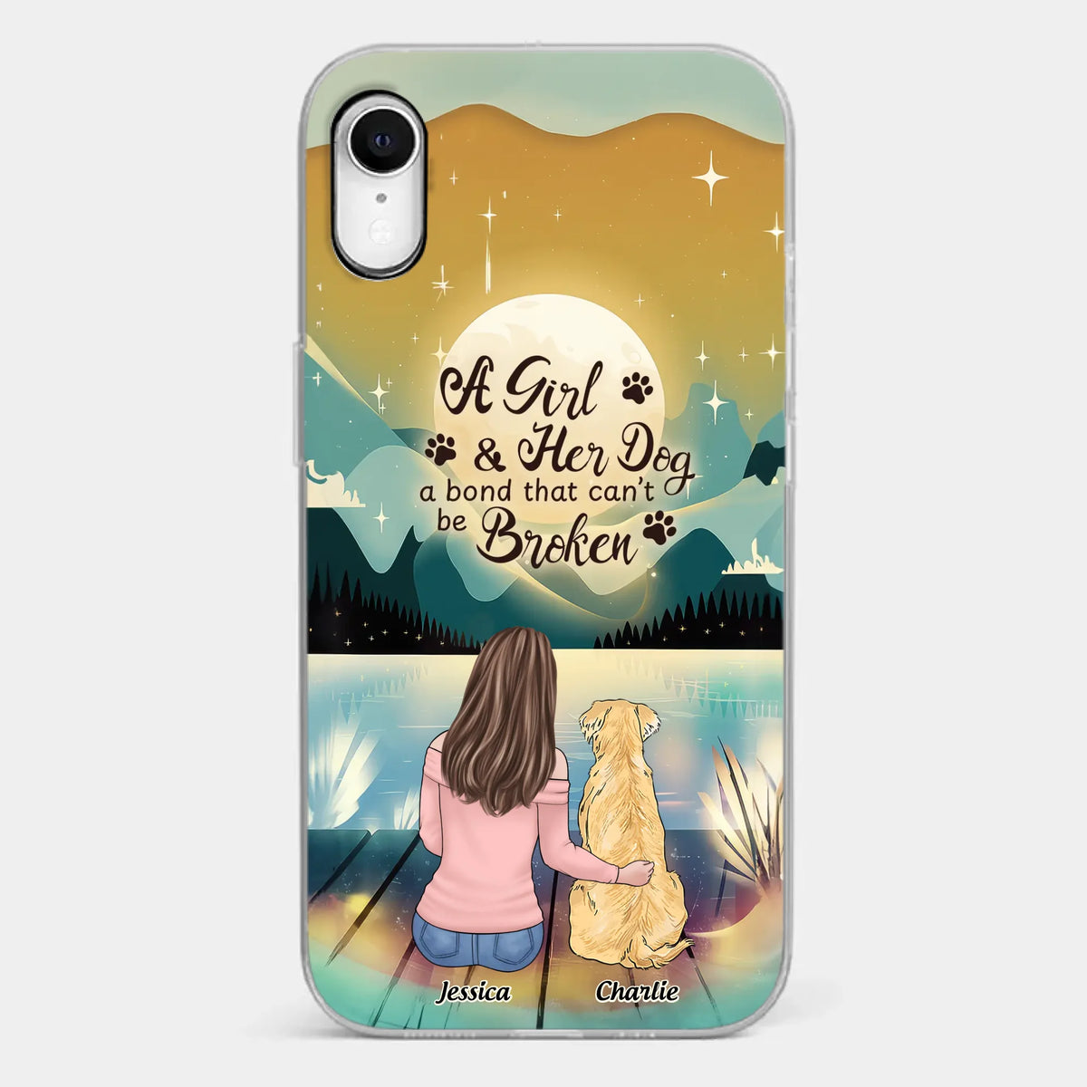 Unconditional Fur-love - Dog Personalized Custom Clear Phone Case - Gift For Pet Owners, Pet Lovers