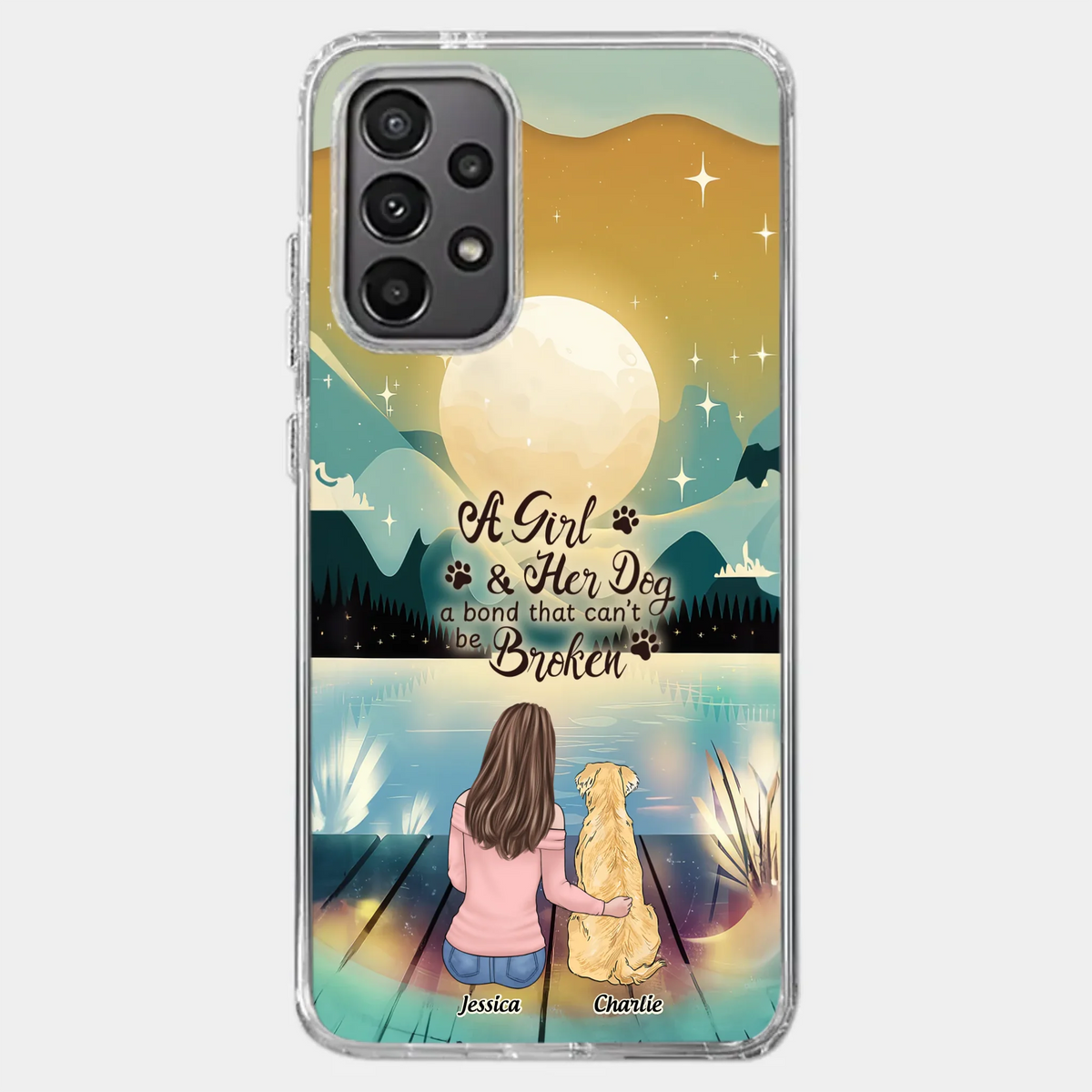 Unconditional Fur-love - Dog Personalized Custom Clear Phone Case - Gift For Pet Owners, Pet Lovers