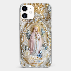 In Love And Faith - Family Personalized Custom 3D Inflated Effect Printed Clear Phone Case - Gift For Yourself, Best Friends, Siblings, Family Members