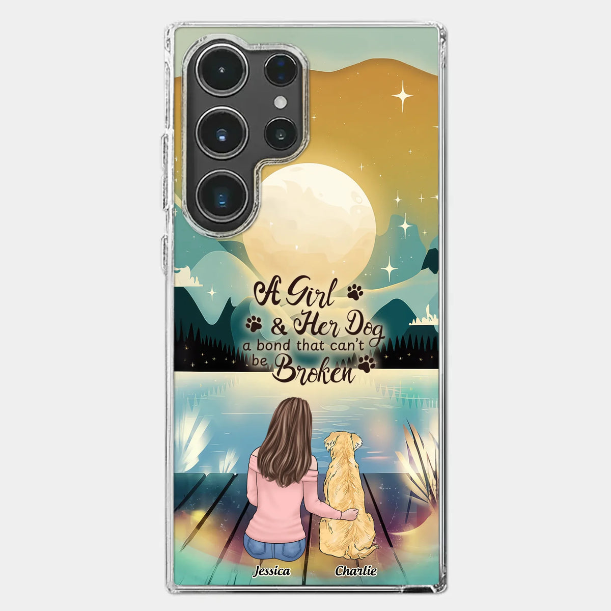 Unconditional Fur-love - Dog Personalized Custom Clear Phone Case - Gift For Pet Owners, Pet Lovers