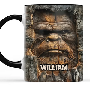 King Of The Jungle, Master Of Vibes - Family Personalized Custom 3D Inflated Effect Printed Accent Mug - Gift For Yourself, Best Friends, Siblings, Family Members