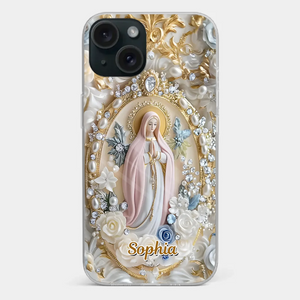 In Love And Faith - Family Personalized Custom 3D Inflated Effect Printed Clear Phone Case - Gift For Yourself, Best Friends, Siblings, Family Members