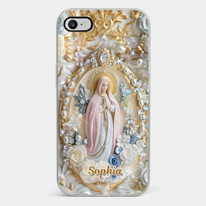 In Love And Faith - Family Personalized Custom 3D Inflated Effect Printed Clear Phone Case - Gift For Yourself, Best Friends, Siblings, Family Members