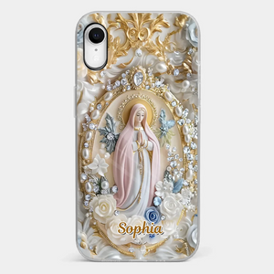 In Love And Faith - Family Personalized Custom 3D Inflated Effect Printed Clear Phone Case - Gift For Yourself, Best Friends, Siblings, Family Members