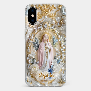 In Love And Faith - Family Personalized Custom 3D Inflated Effect Printed Clear Phone Case - Gift For Yourself, Best Friends, Siblings, Family Members