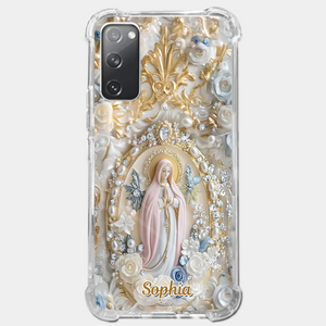 In Love And Faith - Family Personalized Custom 3D Inflated Effect Printed Clear Phone Case - Gift For Yourself, Best Friends, Siblings, Family Members