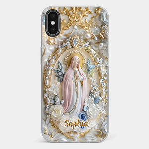 In Love And Faith - Family Personalized Custom 3D Inflated Effect Printed Clear Phone Case - Gift For Yourself, Best Friends, Siblings, Family Members