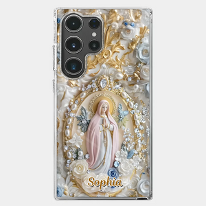 In Love And Faith - Family Personalized Custom 3D Inflated Effect Printed Clear Phone Case - Gift For Yourself, Best Friends, Siblings, Family Members