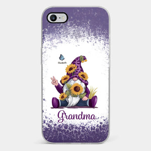 A Grandchild’s Smile Is Grandma’s Sunshine - Family Personalized Custom Clear Phone Case - Gift For Mom, Grandma