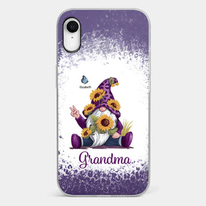 A Grandchild’s Smile Is Grandma’s Sunshine - Family Personalized Custom Clear Phone Case - Gift For Mom, Grandma