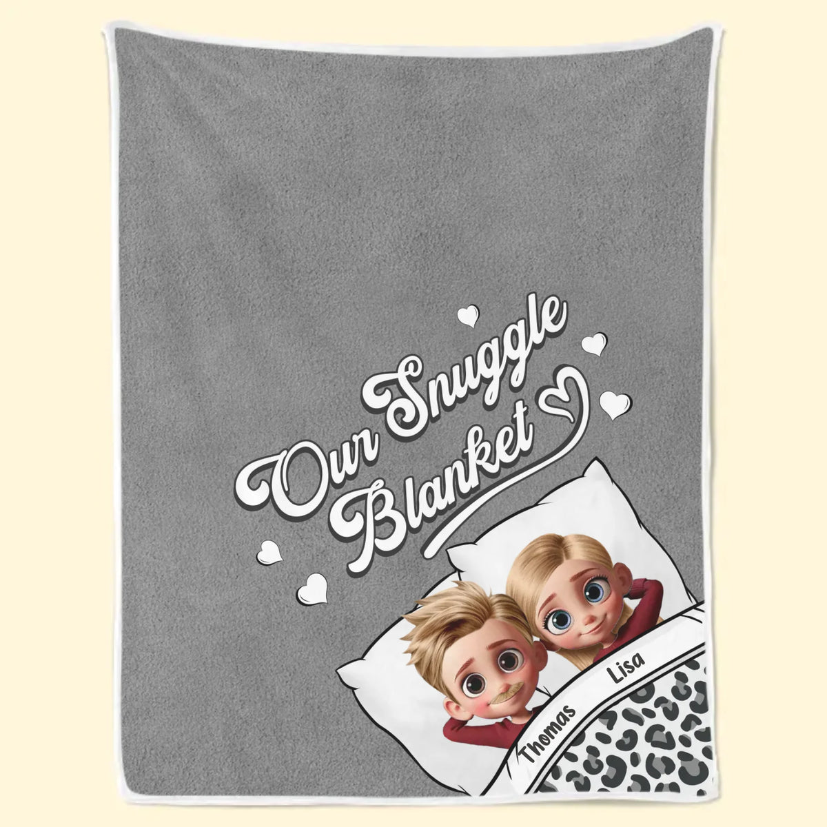 Our Snuggle Sessions Are My Favorite Place To Be - Couple Personalized Custom Blanket - Gift For Husband Wife, Anniversary