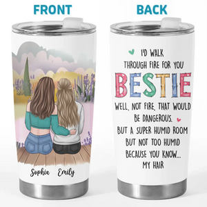 For The Friends Who Make Every Moment Special - Bestie Personalized Custom Tumbler -  Gift For Best Friends, BFF, Sisters