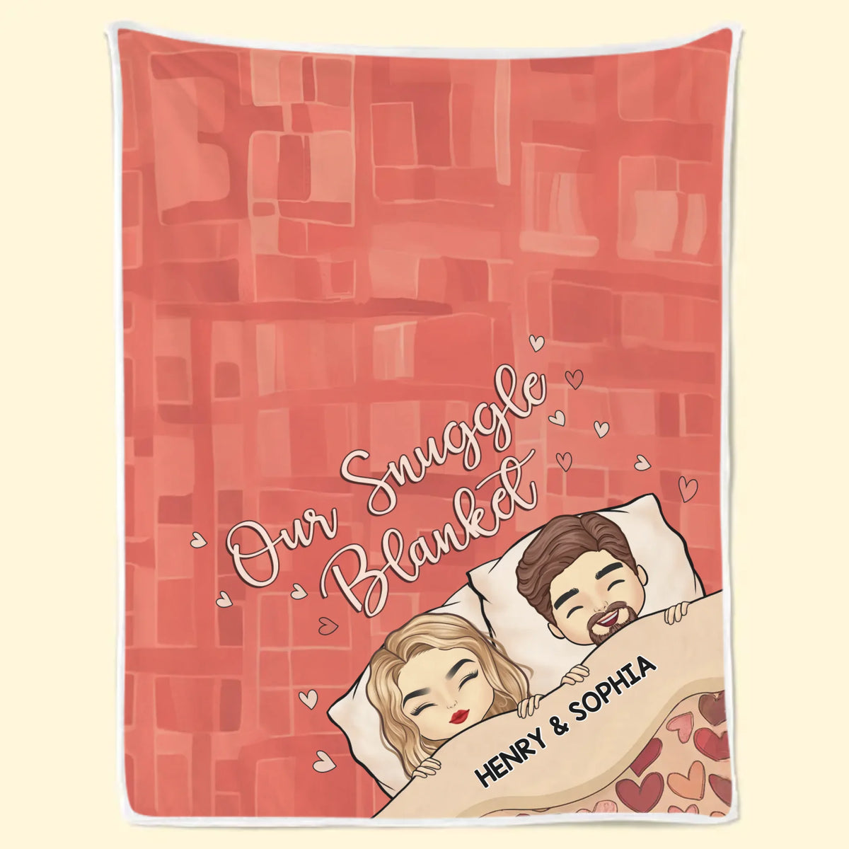Our Love Nest - Couple Personalized Custom Blanket - Gift For Husband Wife, Anniversary