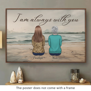 The Bond We Share Is My Greatest Gift - Memorial Personalized Custom Horizontal Poster - Sympathy Gift For Family Members