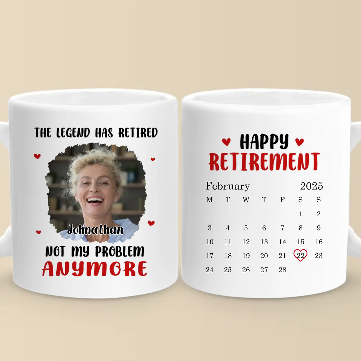 Custom Photo Retirement Is Life’s New Chapter - Coworker Personalized Custom Mug - Appreciation, Retirement Gift For Coworkers, Work Friends, Colleagues