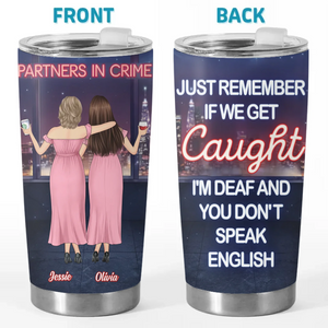 Chaos Creators Since Day One - Bestie Personalized Custom Tumbler -  Gift For Best Friends, BFF, Sisters