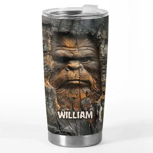 A Fun Way To Start Your Day With A Roar - Family Personalized Custom 3D Inflated Effect Printed Tumbler - Gift For Yourself, Best Friends, Siblings, Family Members