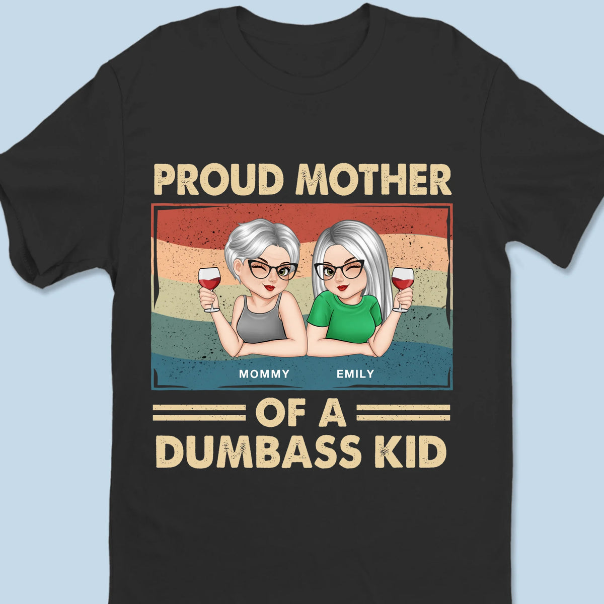 A Thoughtful Gift For The Heart Of The Family - Family Personalized Custom Unisex T-shirt, Premium T-shirt, Hoodie - Mother's Day, Gift For Mom, Grandma