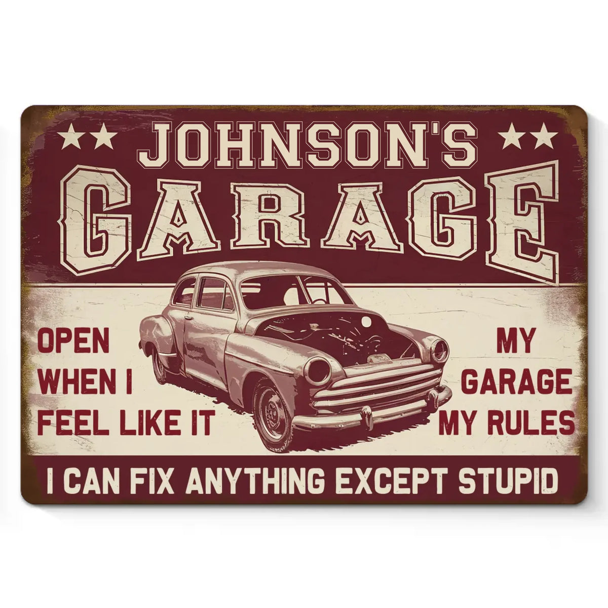 Perfect For The Person Who Loves A Good Inside Joke - Family Personalized Custom Home Decor Metal Sign - House Warming Gift For Yourself, Husband Wife, Best Friends, Family Members