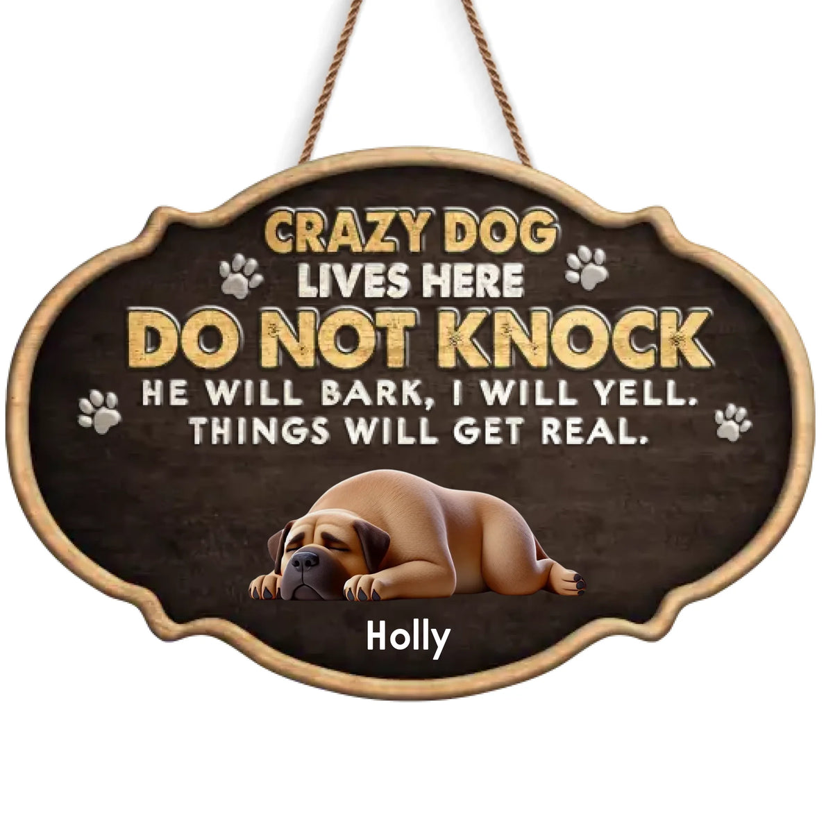A Little Something To Make Your Space Feel Extra Special - Dog Personalized Custom Home Decor Wood Sign - House Warming Gift For Pet Owners, Pet Lovers
