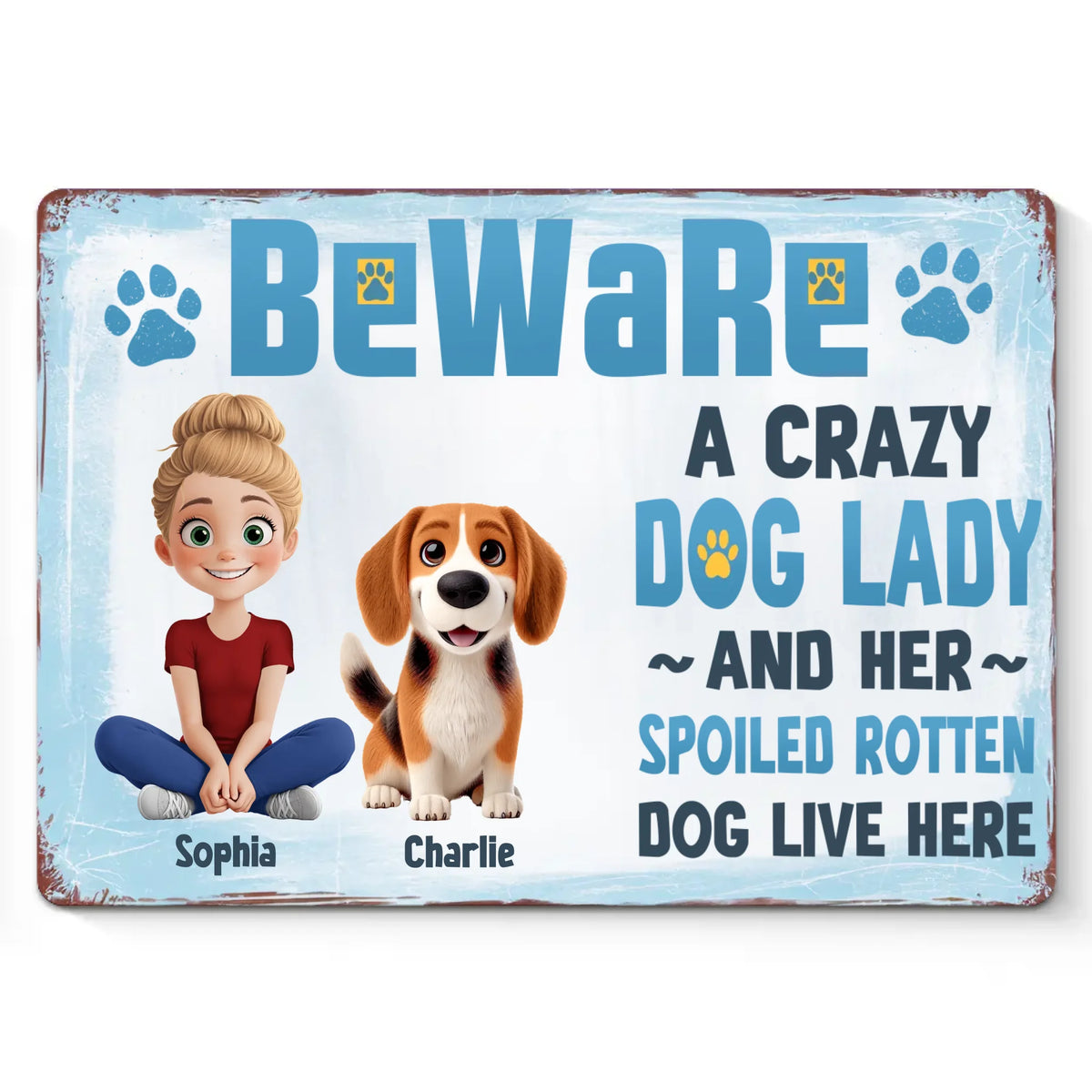 Because Dog Moms Do It Best - Dog Personalized Custom Home Decor Metal Sign - House Warming Gift For Pet Owners, Pet Lovers