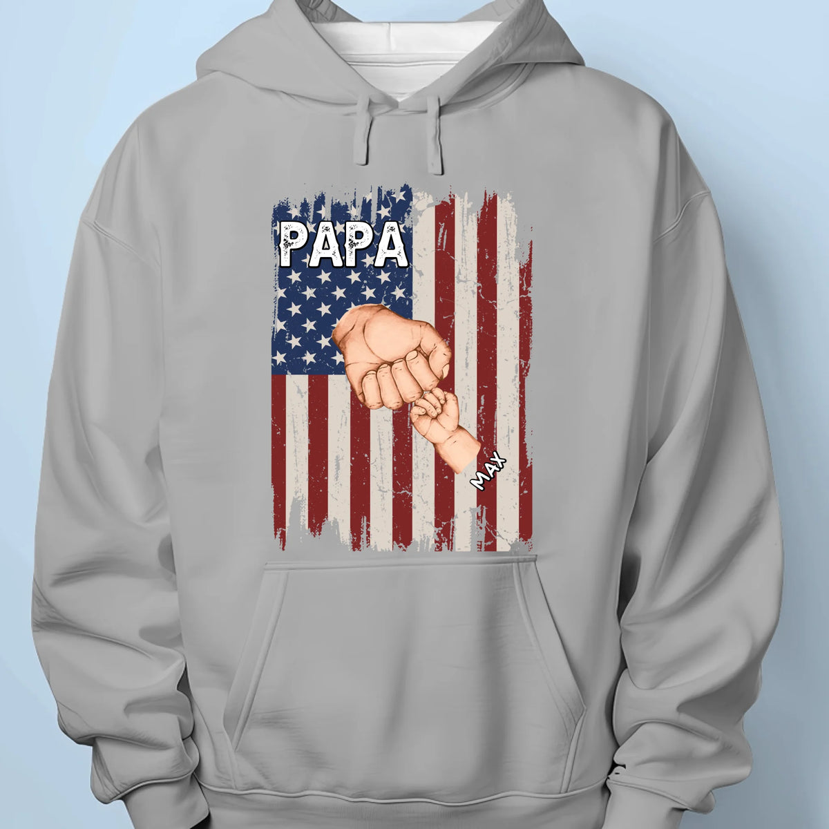 Built By Dad, Inspired By Grandpa - Family Personalized Custom Unisex T-Shirt, Premium T-shirt, Hoodie - Father's Day Gift For Dad, Grandpa