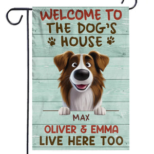 Home Of Barking Security And Unconditional Love - Dog Personalized Custom Flag - Gift For Pet Owners, Pet Lovers