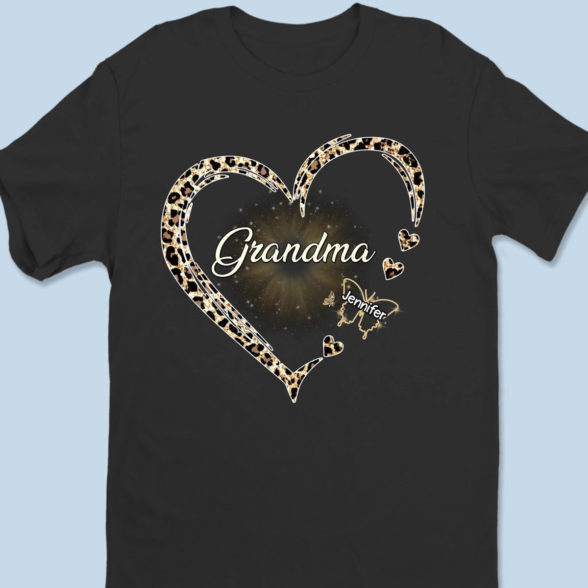 A Grandmother’s Heart Is A Home Where Love Never Fades - Family Personalized Custom Unisex T-shirt, Premium T-shirt, Hoodie - Gift For Mom, Grandma