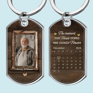 Custom Photo Your Spirit Shines On - Memorial Personalized Custom Keychain - Sympathy Gift For Family Members