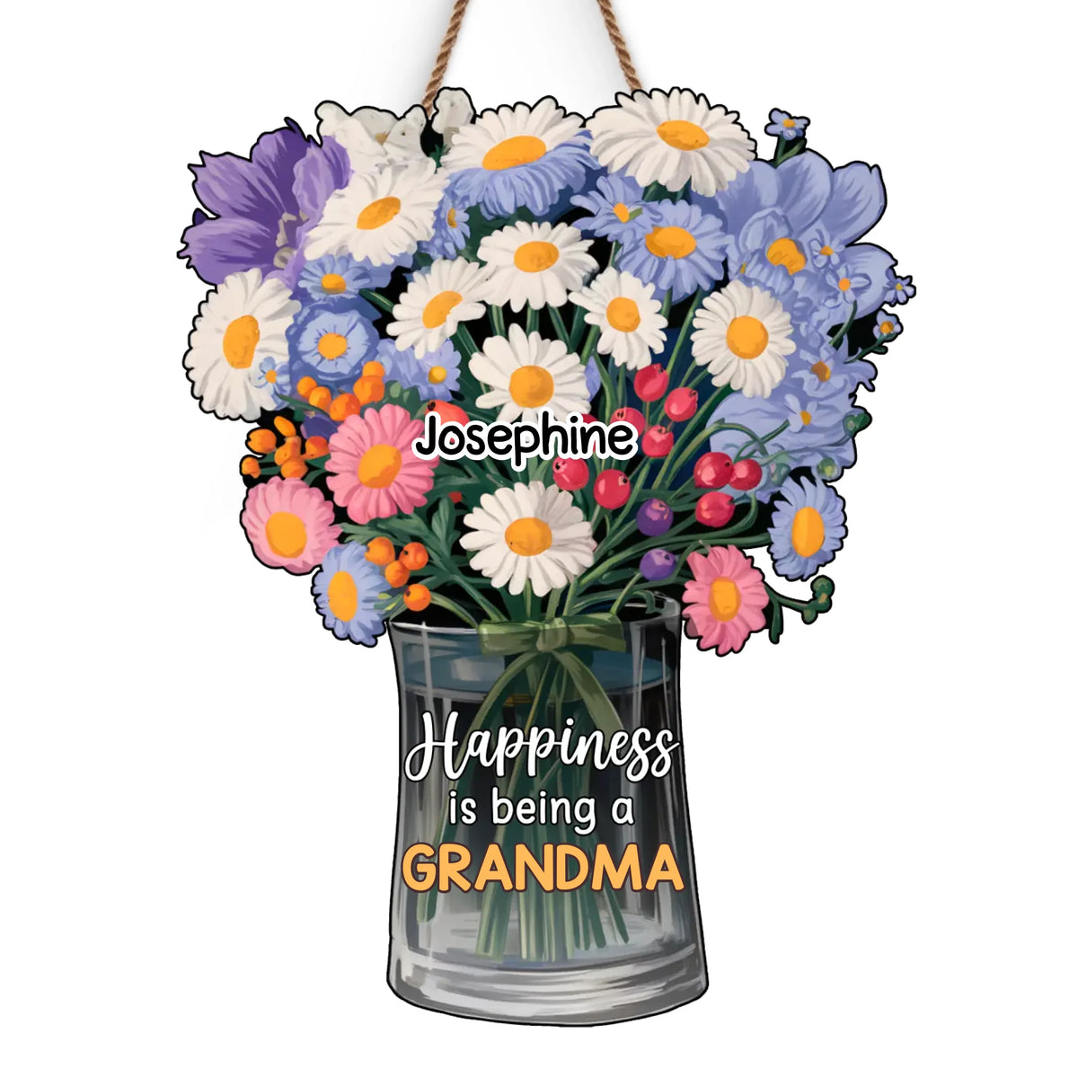 Perfect For The Woman Who Loves Every Moment With Her Grandkids - Family Personalized Custom Shaped Home Decor Wood Sign - House Warming Gift For Mom, Grandma