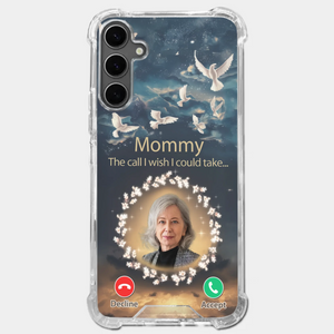 Custom Photo Because Every Memory Deserves A Special Place - Memorial Personalized Custom Clear Phone Case - Sympathy Gift For Family Members